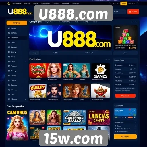 Interface do usuário do U888.com é intuitiva